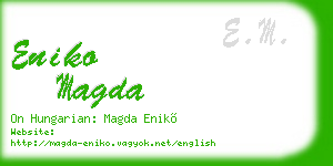 eniko magda business card